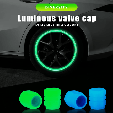 Car luminous tire valve cap - arabtijarah
