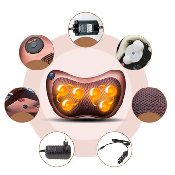 ELECTRIC NECK AND BODY MASSAGE PILLOW - arabtijarah