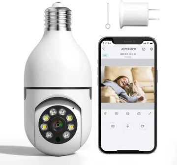 Night Vision Wireless Bulb Camera - arabtijarah