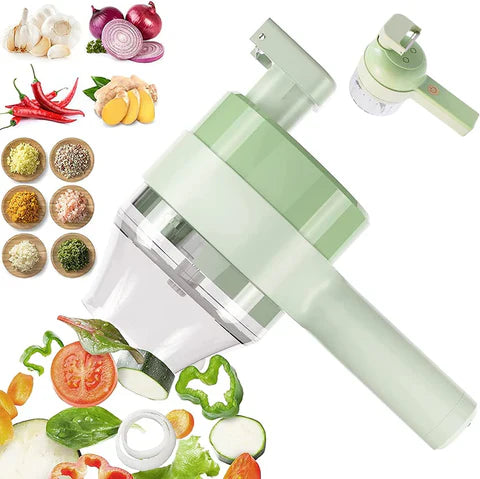 Rechargeable 4 in 1 Electric Vegetable Cutter - arabtijarah