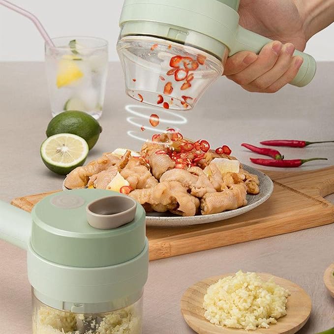 Rechargeable 4 in 1 Electric Vegetable Cutter - arabtijarah