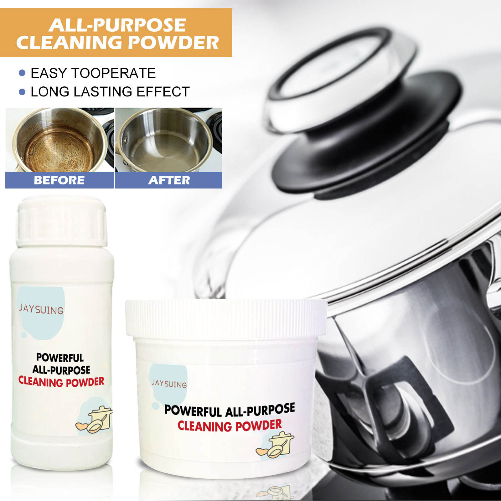 Powerful All Purpose Kitchen Cleaning Powder, - arabtijarah