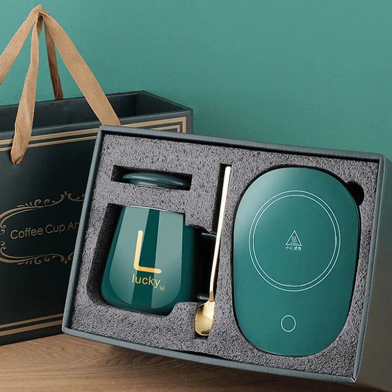 Electric Coffee Mug Warmer Set - arabtijarah