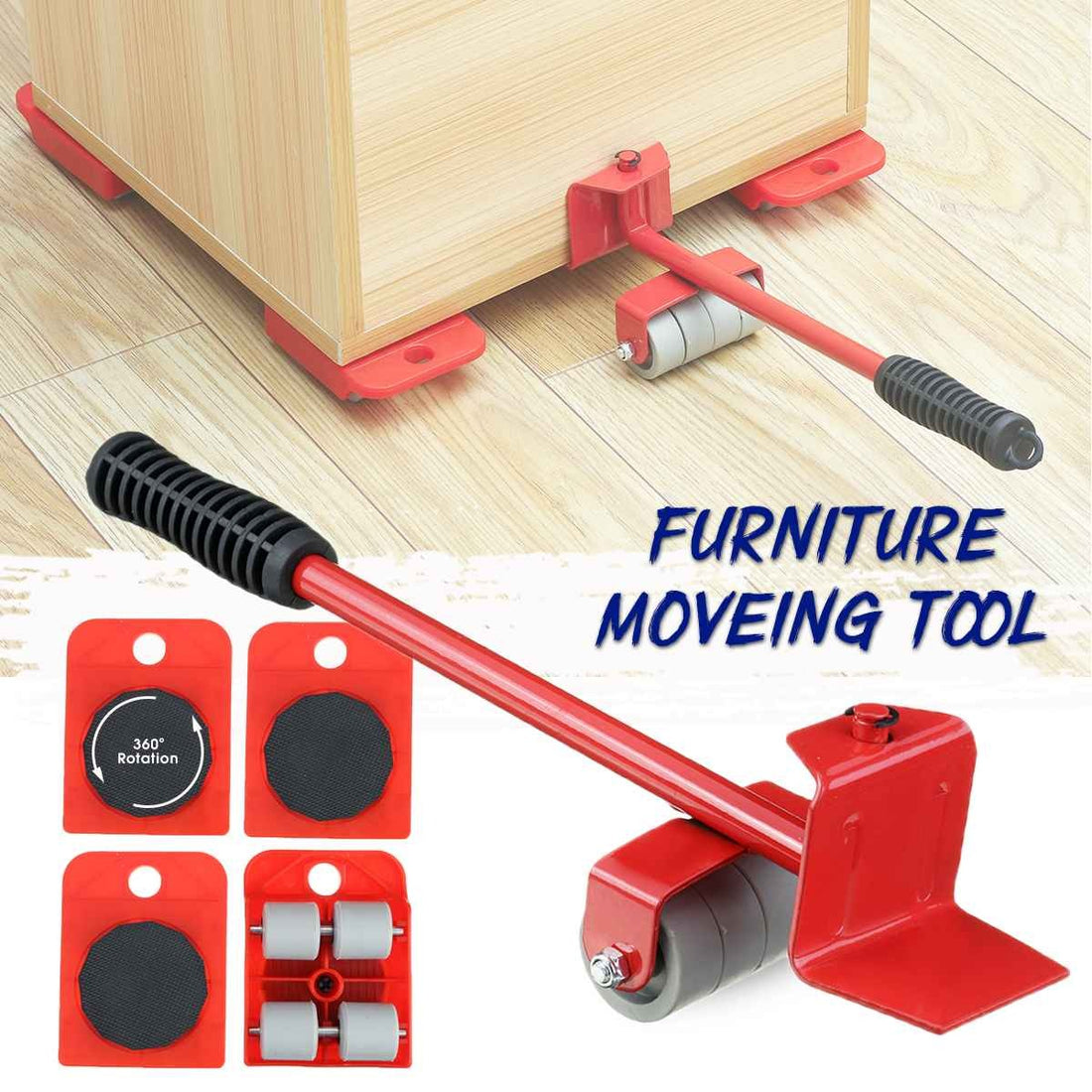 Furniture Lifter Mover Tool Set Furniture Lifting Wheels (5PCS) - arabtijarah