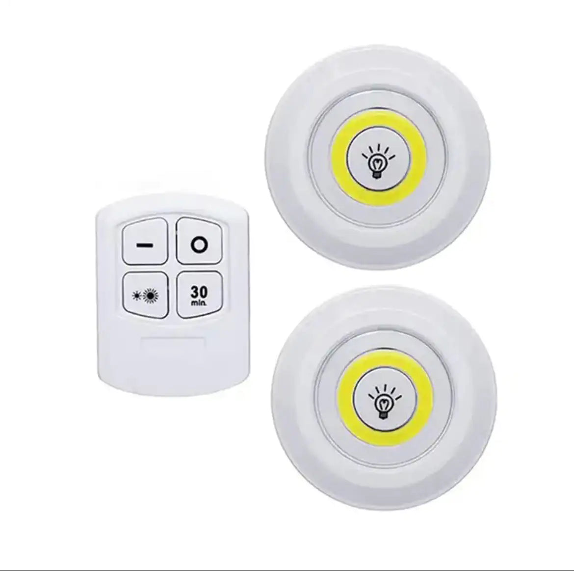 Wireless LED Night Light with Remote Control ( Pack Of 2 ) - arabtijarah
