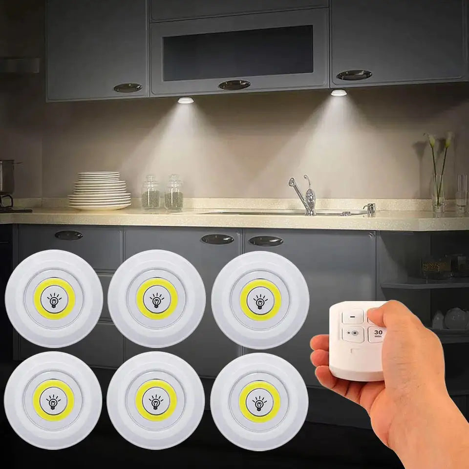 Wireless LED Night Light with Remote Control ( Pack Of 2 ) - arabtijarah