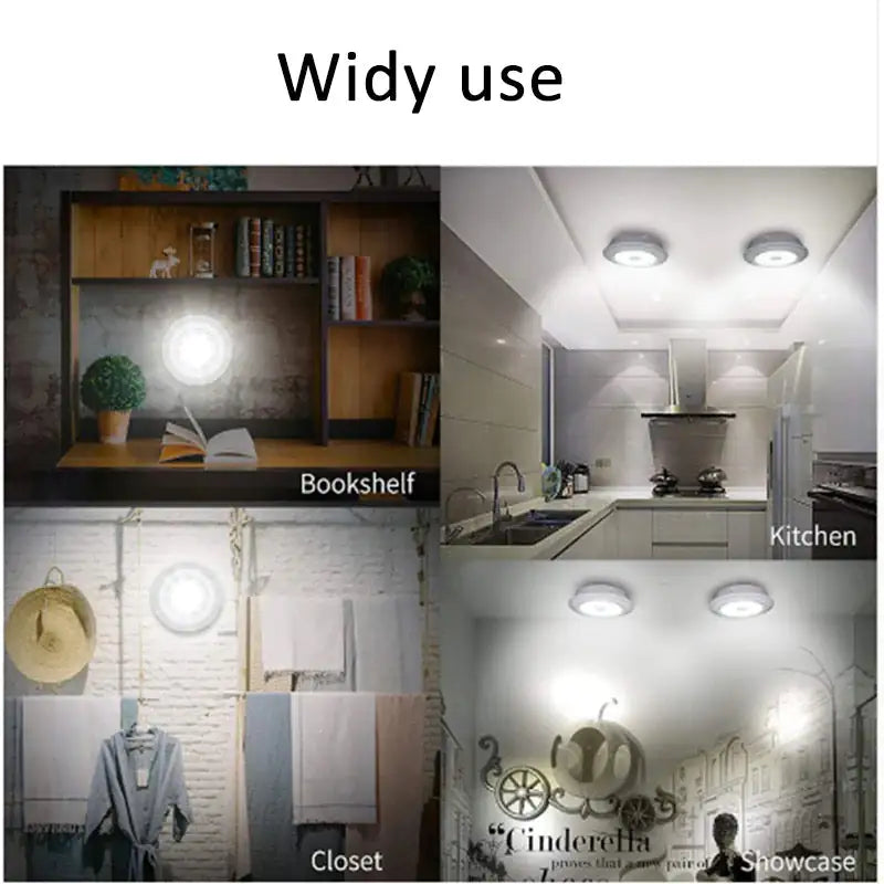 Wireless LED Night Light with Remote Control ( Pack Of 2 ) - arabtijarah