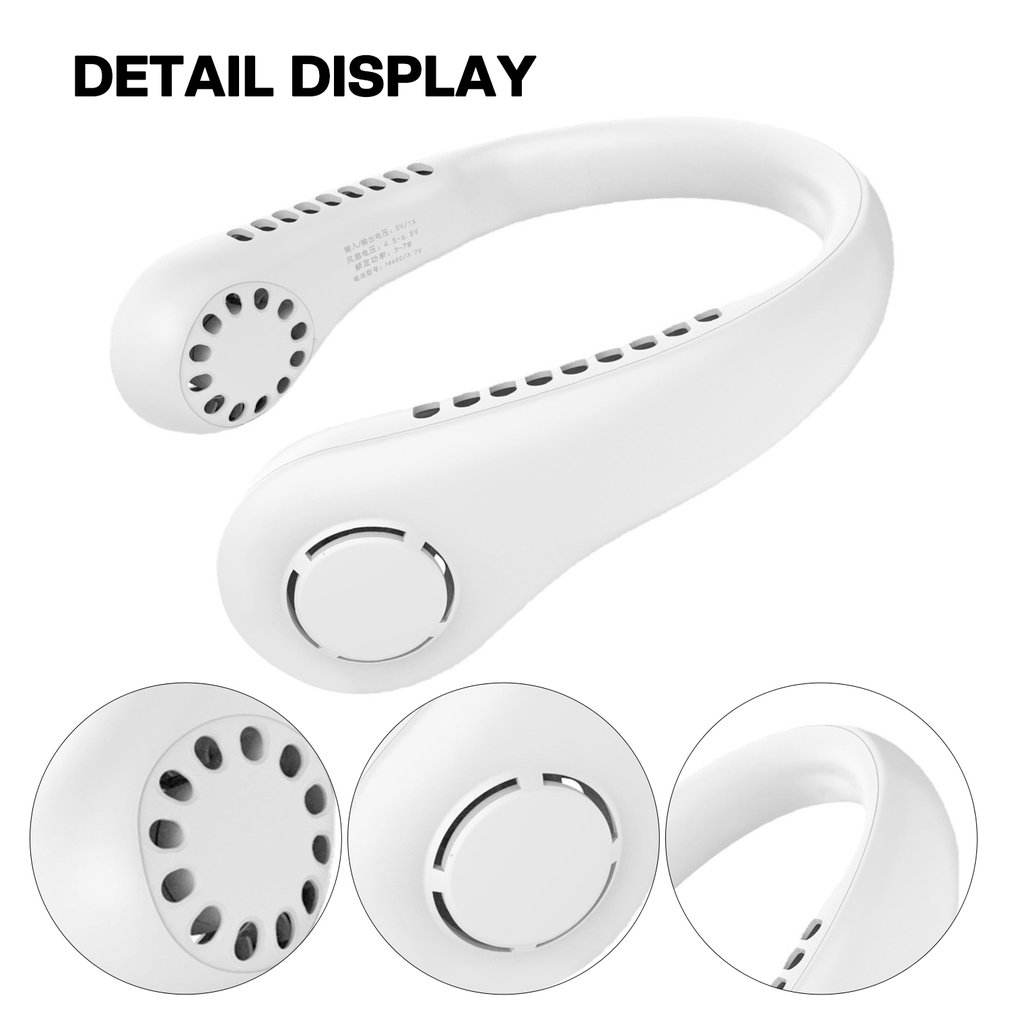 Portable Hanging Neck Fan Rechargeable - arabtijarah