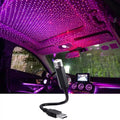 Star Decoration Light for car interior with stunning purple galaxy patterns, ideal for parties and romantic atmospheres.