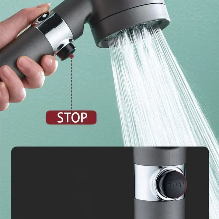 High Pressure 3 Modes Shower Head - arabtijarah