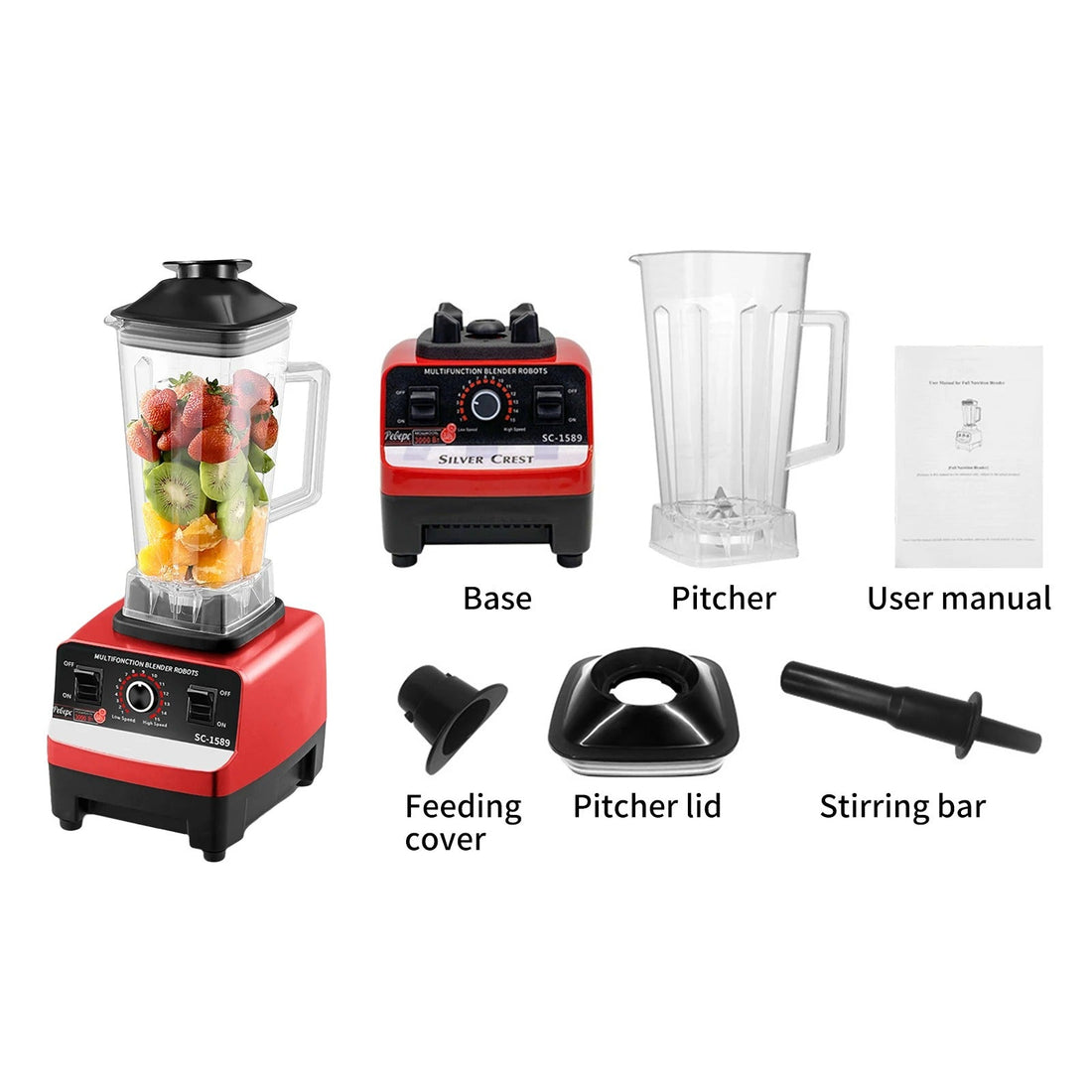 Multifunctional 4500W Blender - arabtijarah