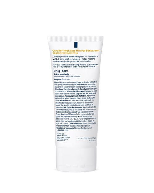 Hydrating Mineral Sunscreen SPF 50 Face Lotion - arabtijarah