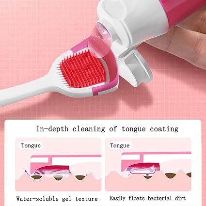 Tongue cleaner gel Set with Oral Hygiene - arabtijarah