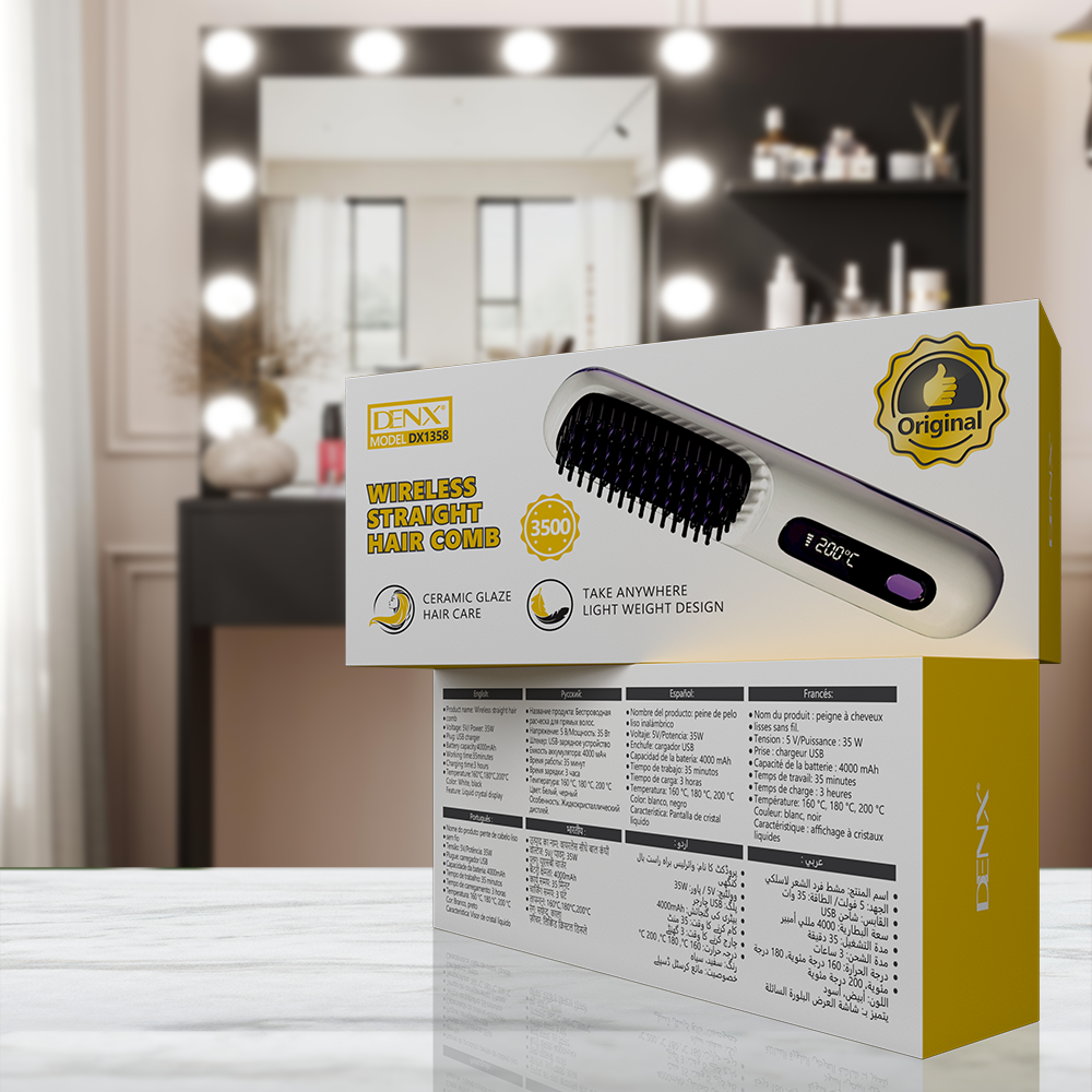 Wireless Straight Hair Comb - arabtijarah