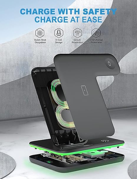 3-in-1 Wireless Charging Station - arabtijarah